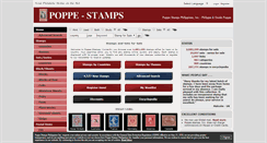 Desktop Screenshot of poppe-stamps.com